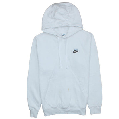 Womens UK Size S Nike White Pullover Hoodie