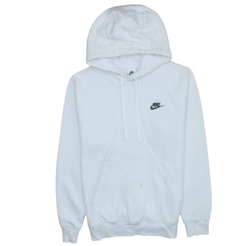 Womens UK Size S Nike White Pullover Hoodie