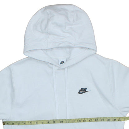 Womens UK Size S Nike White Pullover Hoodie