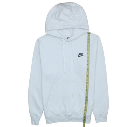 Womens UK Size S Nike White Pullover Hoodie