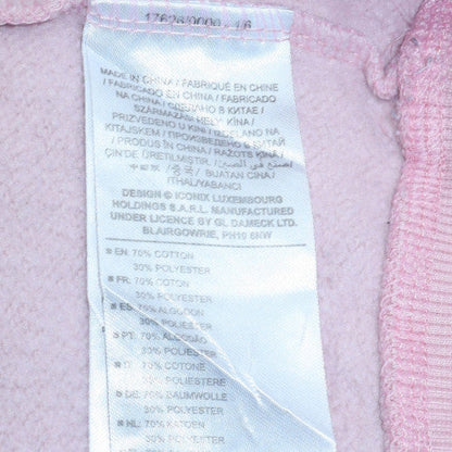 Womens UK Size M Umbro Pink Pullover Hoodie