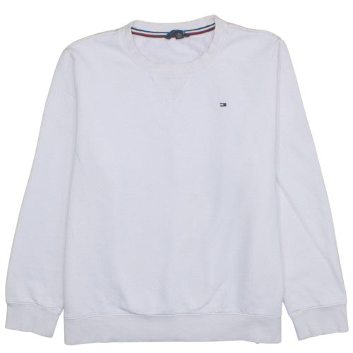 Womens UK Size XL Tommy Hilfiger White Pullover Sweatshirt