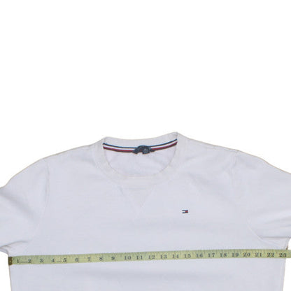 Womens UK Size XL Tommy Hilfiger White Pullover Sweatshirt