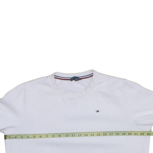 Womens UK Size XL Tommy Hilfiger White Pullover Sweatshirt