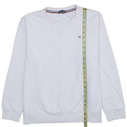 Womens UK Size XL Tommy Hilfiger White Pullover Sweatshirt