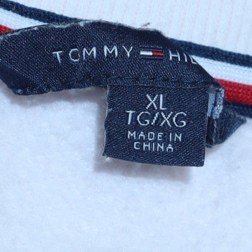 Womens UK Size XL Tommy Hilfiger White Pullover Sweatshirt