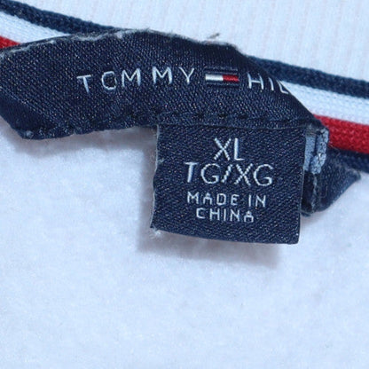 Womens UK Size XL Tommy Hilfiger White Pullover Sweatshirt