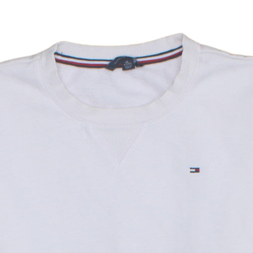Womens UK Size XL Tommy Hilfiger White Pullover Sweatshirt