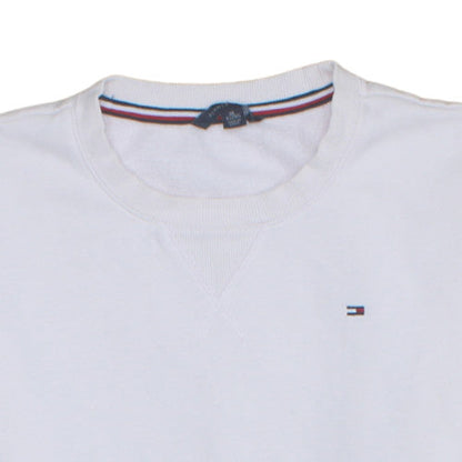 Womens UK Size XL Tommy Hilfiger White Pullover Sweatshirt