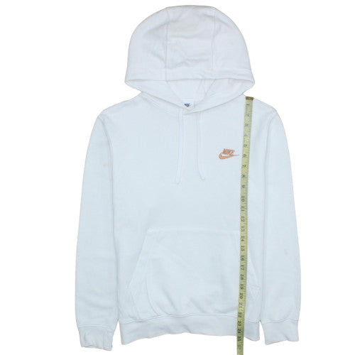 Womens UK Size S Nike White Pullover Hoodie