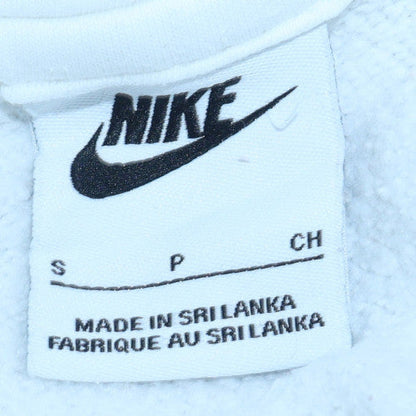 Womens UK Size S Nike White Pullover Hoodie