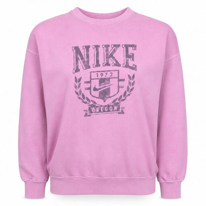 Womens UK Size S Nike Pink Pullover Sweatshirt