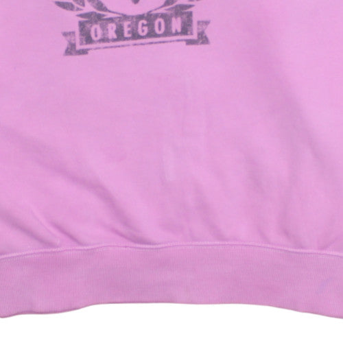 Womens UK Size S Nike Pink Pullover Sweatshirt