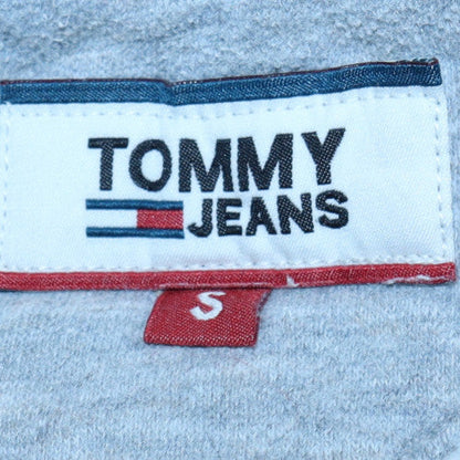 Womens UK Size S Tommy Jeans Grey Pullover Sweatshirt