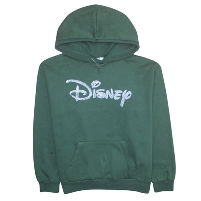 Womens UK Size M Disney Green Pullover Hoodie