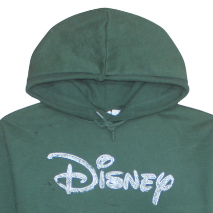 Womens UK Size M Disney Green Pullover Hoodie
