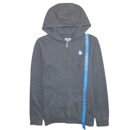 Original Penguin Boys Grey Full Zip Hoodie 12-13 Years Cotton Blend