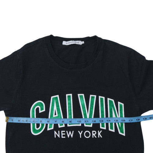 Calvin Klein Jeans Men's Black Graphic Logo T-Shirt Size M