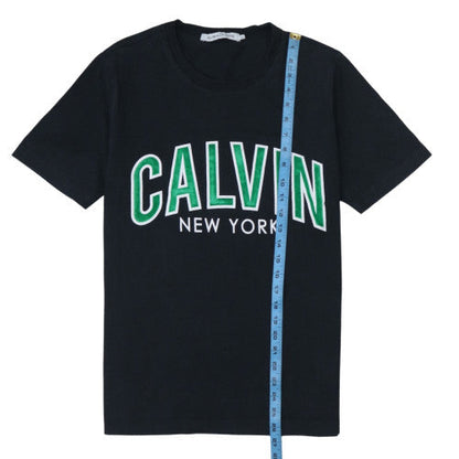 Calvin Klein Jeans Men's Black Graphic Logo T-Shirt Size M