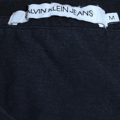 Calvin Klein Jeans Men's Black Graphic Logo T-Shirt Size M