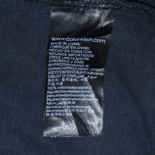 Calvin Klein Jeans Men's Black Graphic Logo T-Shirt Size M