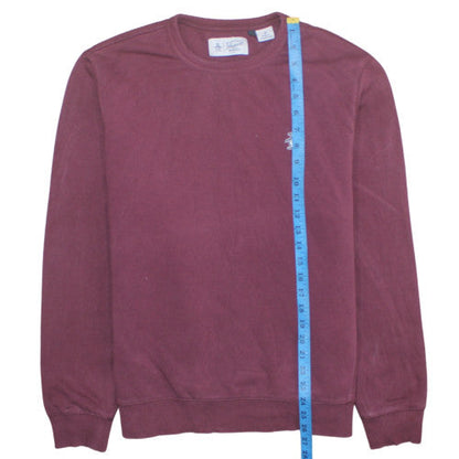 Mens UK Size M Original Penguin Red Pullover Sweatshirt