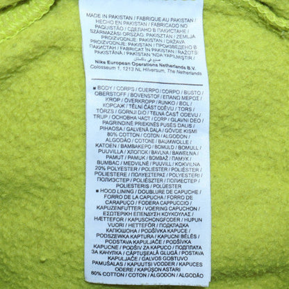 Mens UK Size M Nike Green Pullover Hoodie
