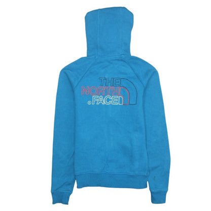 Womens UK Size S The North Face Blue Full Zip Hoodie