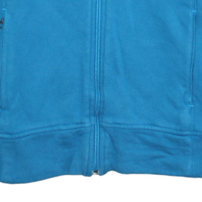 Womens UK Size S The North Face Blue Full Zip Hoodie