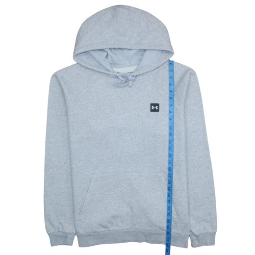 Mens UK Size L Under Armour Grey Pullover Hoodie