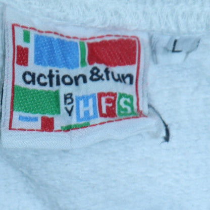 Womens UK Size L Action & Fun by HFS Grey Pullover Sweatshirt