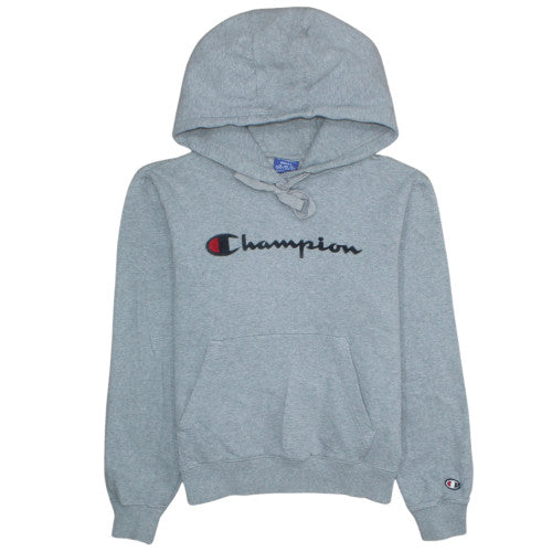Womens UK Size S Champion Grey Pullover Hoodie