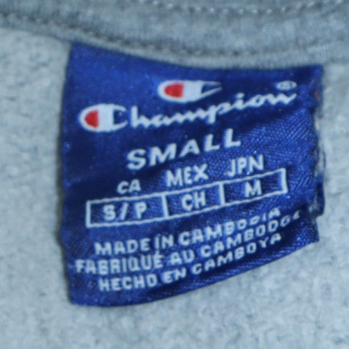Womens UK Size S Champion Grey Pullover Hoodie