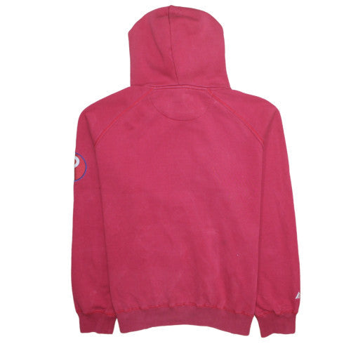 Womens UK Size M Majestic Athletic Red Pullover Hoodie