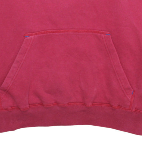 Womens UK Size M Majestic Athletic Red Pullover Hoodie