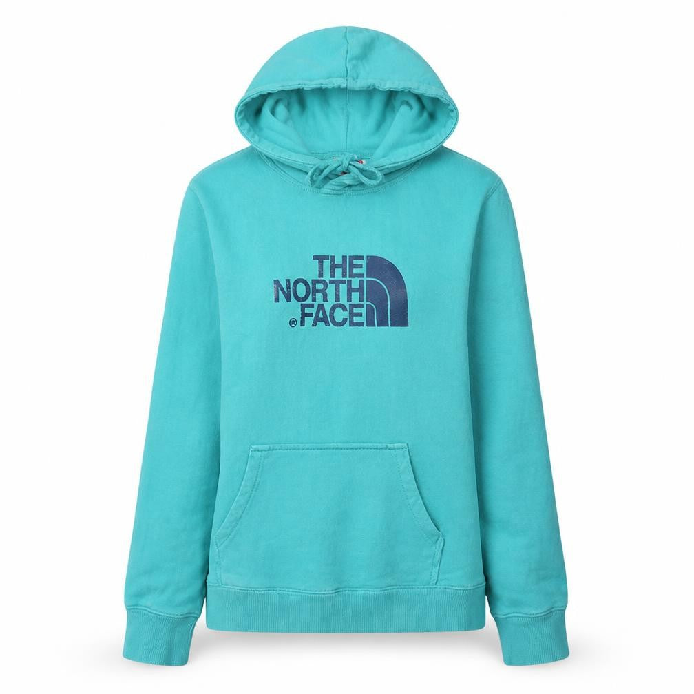 Womens UK Size S The North Face Blue Pullover Hoodie