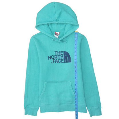 Womens UK Size S The North Face Blue Pullover Hoodie