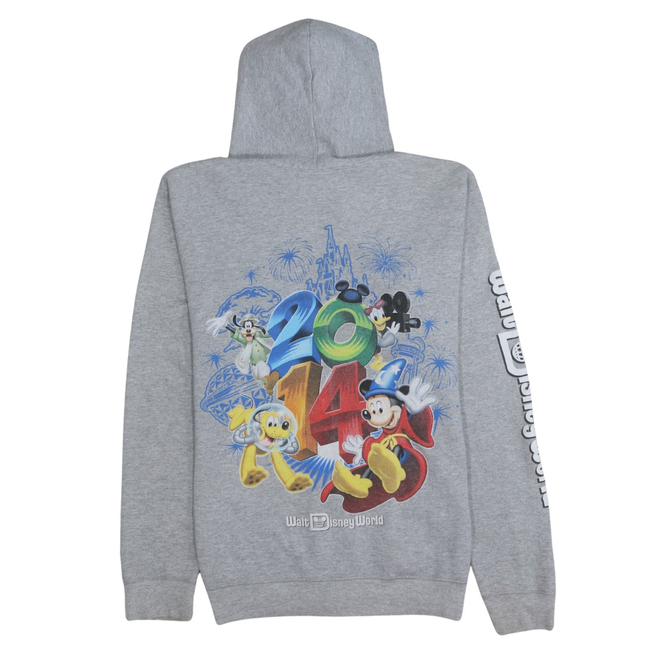 Womens UK Size S Hanes Grey Full Zip Hoodie
