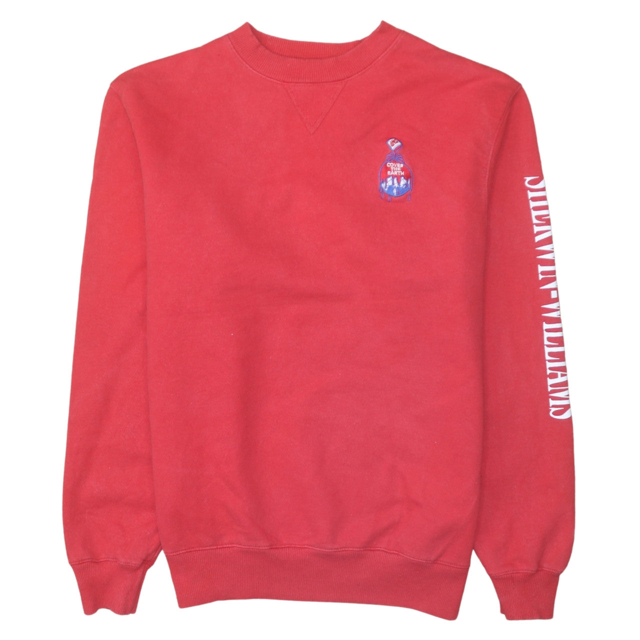 Mens UK Size M Champion Red Pullover Sweatshirt