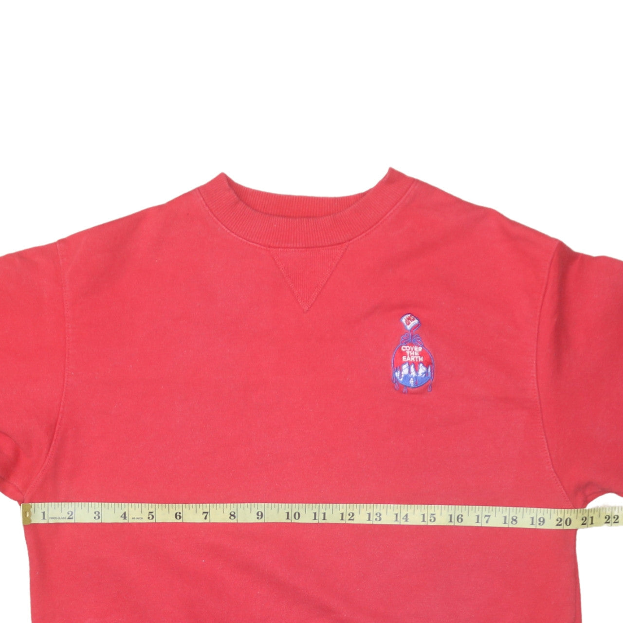 Mens UK Size M Champion Red Pullover Sweatshirt