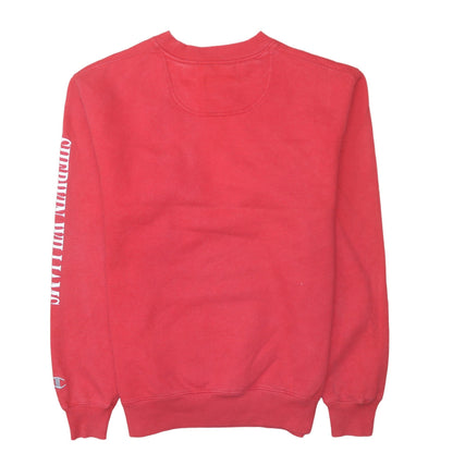 Mens UK Size M Champion Red Pullover Sweatshirt