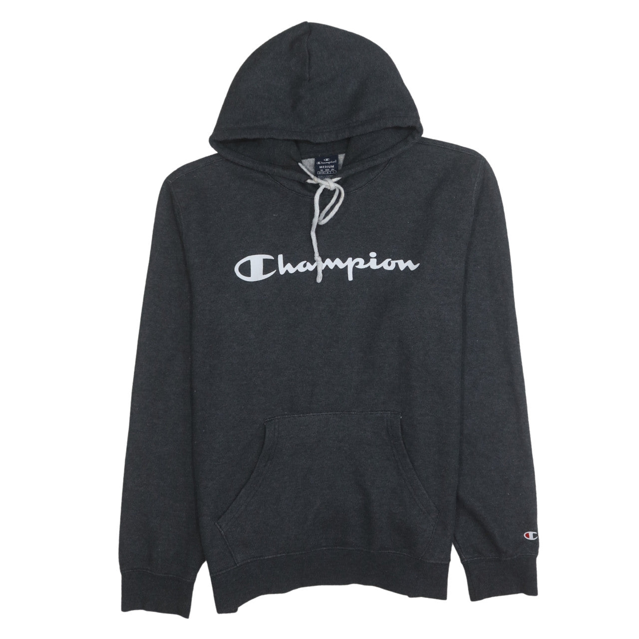 Mens UK Size M Champion Black Pullover Hoodie