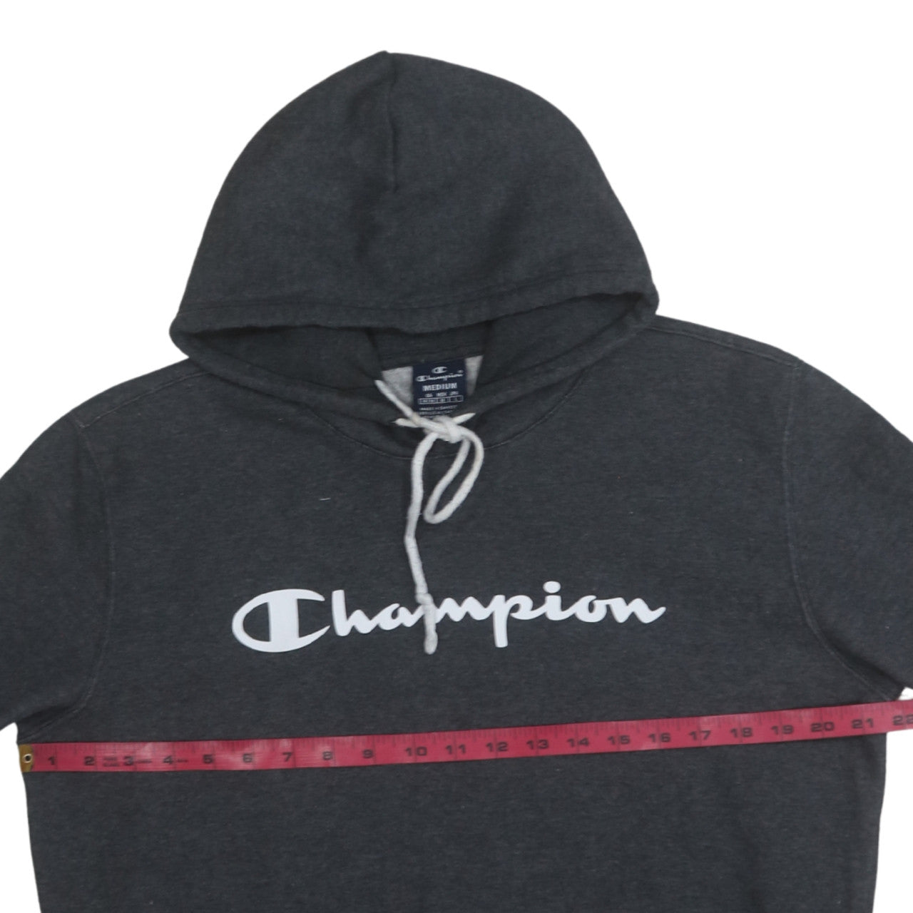Mens UK Size M Champion Black Pullover Hoodie