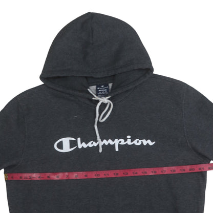 Mens UK Size M Champion Black Pullover Hoodie