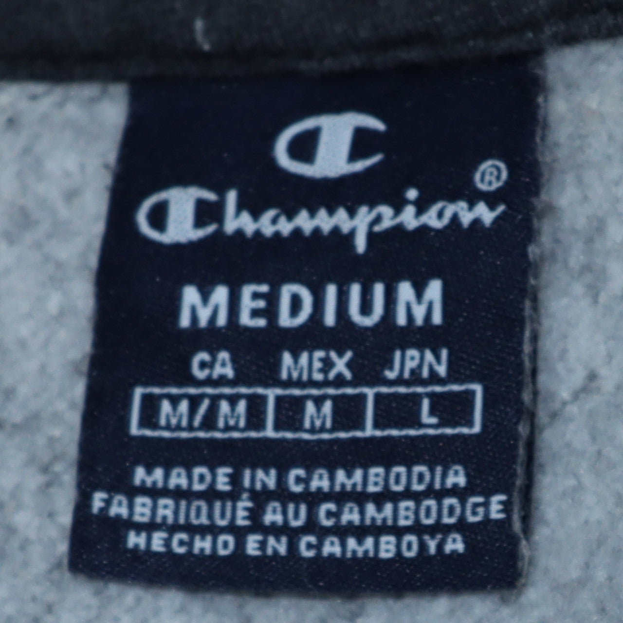 Mens UK Size M Champion Black Pullover Hoodie