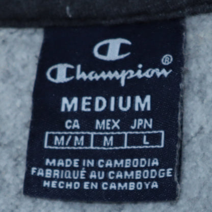 Mens UK Size M Champion Black Pullover Hoodie