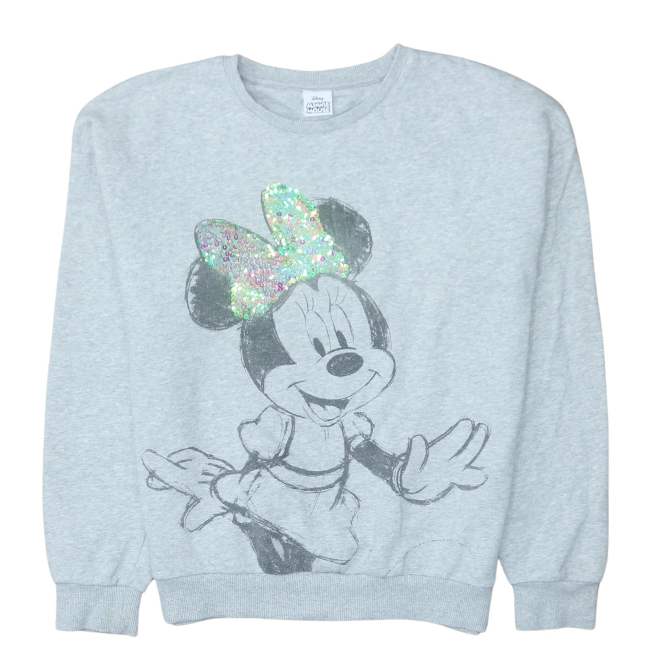 Teens UK Size 12-13Y Disney Grey Pullover Sweatshirt