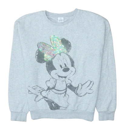 Teens UK Size 12-13Y Disney Grey Pullover Sweatshirt