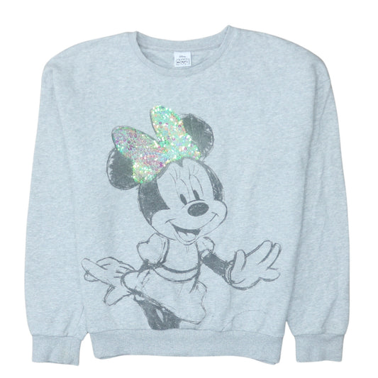 Teens UK Size 12-13Y Disney Grey Pullover Sweatshirt