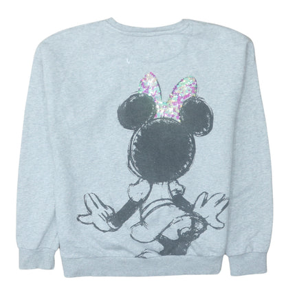 Teens UK Size 12-13Y Disney Grey Pullover Sweatshirt